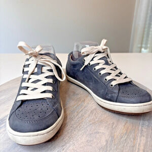 Taos Plim Soul Black Leather Lace Up Sneakers Women’s Size 7.5